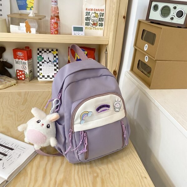 Lightweight school backpack in distinctive colors for high school girls - Image 5