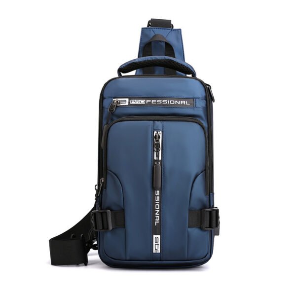 Waterproof Single Shoulder Backpack with USB - Image 10