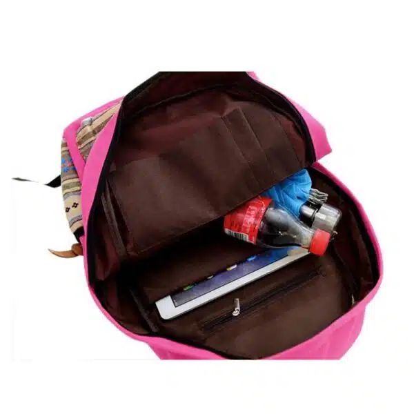 High Quality Versatile Canvas School Bag for Girls and Boys - Image 3